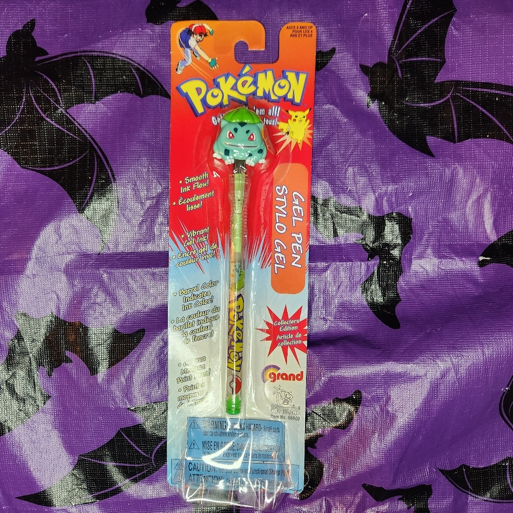 1999 Pokémon Bulbasaur Gel Pen